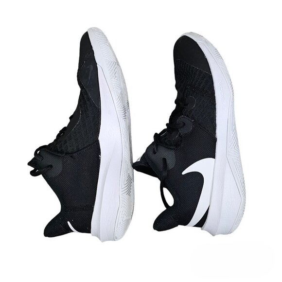 NIKE ZOOM HYPERSPEED COURT UNI BLACK/WHITE Sneaker Performance Shoe - Picture 3 of 11